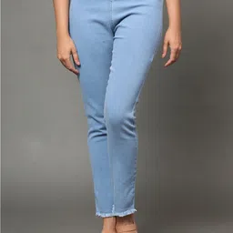 AngelFab Women Cotton Denim Jeggings-picture-52