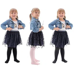 SYGA Infants Girls Pack Of 3 Thermal Bottoms-image-34