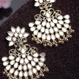 KARATCART Gold-Toned Pack Of 2  Chandbalis Earrings-16
