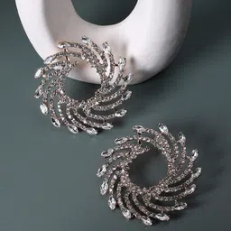 SOHI Gold-Plated Alloy Drop Earrings-19