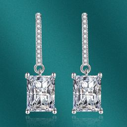 Designs & You Silver Plated Cubic Zirconia Studded Drop Earrings-38