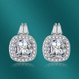 Designs & You Silver Plated Cubic Zirconia Studded Studs Earrings-26