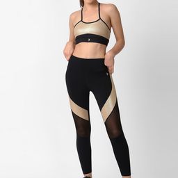 BODD ACTIVE Women Mid Rise Colourblocked Ankle Length Sports Tights-image-13