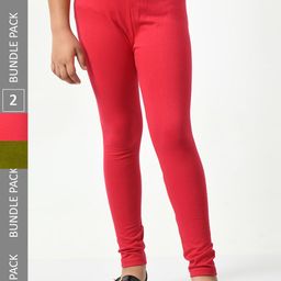 BAESD Girls Pack Of 2 Ankle-Length Leggings-image-77