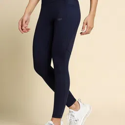 Van Heusen Women Mesh Panel Ankle Length Tights-image-79