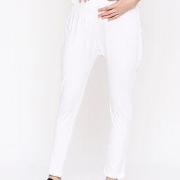 MeeMee Women Ankle Length Cotton Maternity Leggings-image-35