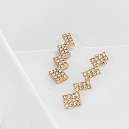 Kazo Gold-Toned Oval Ear Cuff Earrings-image-93