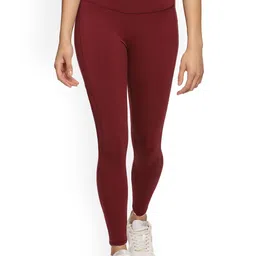 JOLGER Women Slim-Fit Ankle-Length Training Tights-image-3