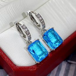 Jewels Galaxy Silver Plated American Diamond Studded Crushed Ice Cut Hoop Earrings-18