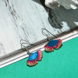 SOHI Multicoloured Contemporary Drop Earrings-23