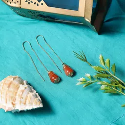 EL REGALO Artificial Beads Drop Earrings-image-4