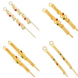 Vighnaharta Set Of 4 Gold-Plated Classic Ear Cuffs-25