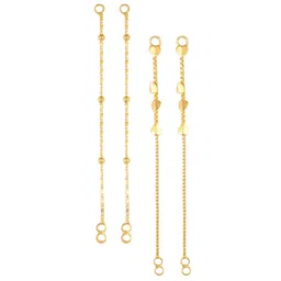 Vighnaharta Set Of 2 Gold-Plated Classic Ear Cuffs-40