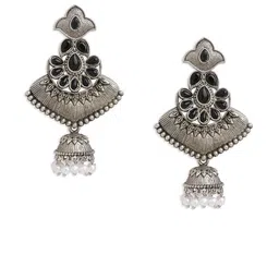 Anouk Silver-Plated Classic Drop Earrings-18