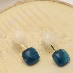 SOHI Gold-Plated Contemporary Drop Earrings-picture-53