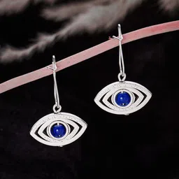 ATIBELLE German Silver Contemporary Drop Earrings-21