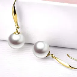 EL REGALO Gold-Plated Pearl Beaded Drop Earrings-47