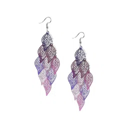 EL REGALO Leaf Shaped Fish Hook Earwire Drop Earrings-32