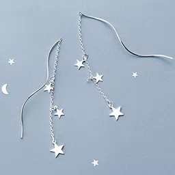 EL REGALO Star Shaped Drop Earrings-14