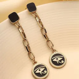 Priyaasi Gold Plated Drop Earrings-55