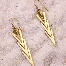 Studio One Love Gold-Plated Contemporary Drop Earrings-22