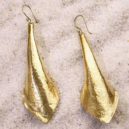 Studio One Love Gold-Plated Contemporary Drop Earrings-image-51