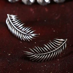 SOHI Silver-Toned Contemporary Drop Earrings-image-21