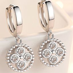 MYKI Stainless Steel Contemporary Drop Earrings-31