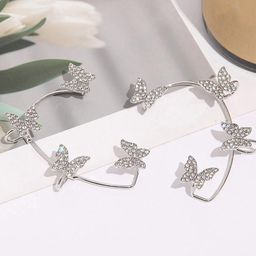 Jewels Galaxy Silver-Plated Contemporary Drop Earrings-34