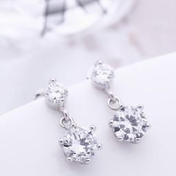 Jewels Galaxy Contemporary Drop Earrings-image-2
