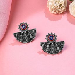 Yellow Chimes Contemporary Stud Earrings-91
