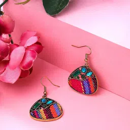 Yellow Chimes Contemporary Drop Earrings-60