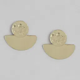 RICHEERA Gold-Plated Geometric Drop Earrings-56