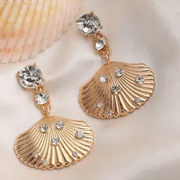 DressBerry Gold-Plated Drop Earrings-image-64