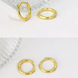 VIEN Set Of 2 Assorted Circular Hoop Earrings-22