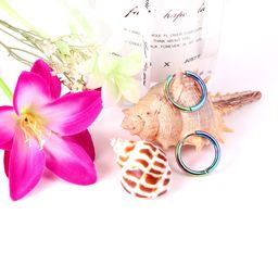 VIEN Set of 5 Assorted Circular Hoop Earrings-29