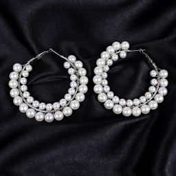 VAGHBHATT Silver-Plated Classic Hoop Earrings-29