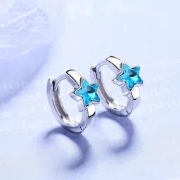 MYKI Stainless Steel Contemporary Hoop Earrings-56