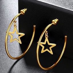EL REGALO Circular Half Hoop Earrings-image-9