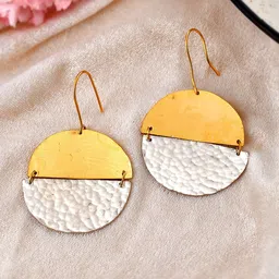 Silvermerc Designs Contemporary Hoop Earrings-image-93