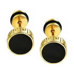 RUHI COLLECTION Gold-Plated Contemporary Studs Earrings-image-2
