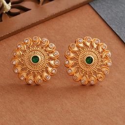 Voylla Gold-Plated Circular Studs-image-95