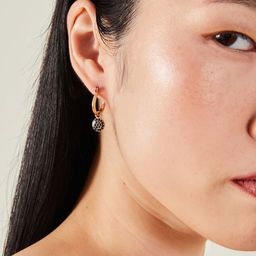 Accessorize Set Of 6 Artificial Stones Studded Circular Shaped Hoop Earrings-53
