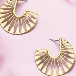 OOMPH Contemporary Half Hoop Earrings-34