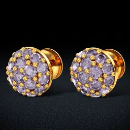Joyalukkas BIS Hallmark 22KT Gold Stud Earrings-picture-18