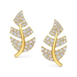 Joyalukkas Girls 22KT Gold Gem Stones Studded Earrings 2.74gm-image-76