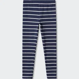Mango Kids Girls Striped Sustainable Leggings-image-15