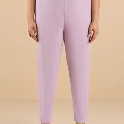 Big Hello - The Plus Life   Stretch Cotton Ankle-Length Leggings-image-48