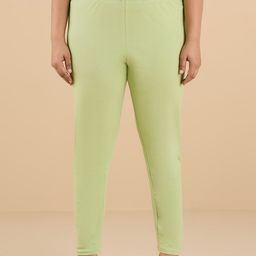 Big Hello - The Plus Life   Stretch Cotton Ankle-Length Leggings-image-45