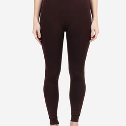 Lebami Women Brown Solid Thermal Bottom-image-81